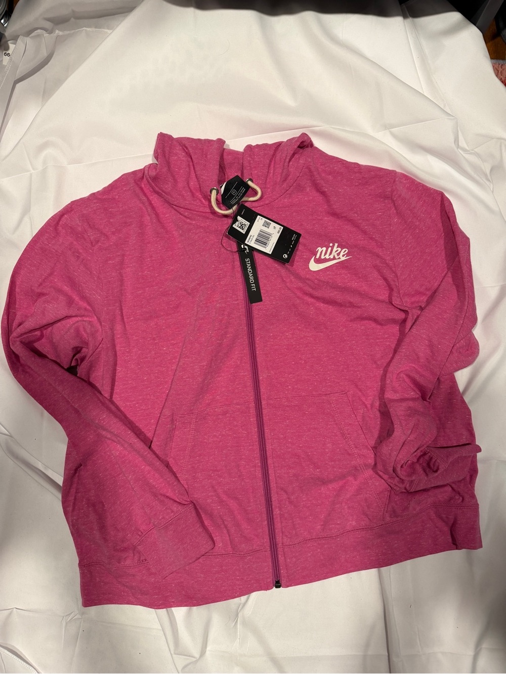 Nike Pink Full-Zip Hoodie 1X